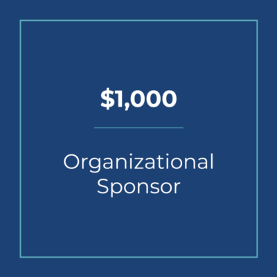 $1,000 Organizational Sponsor
