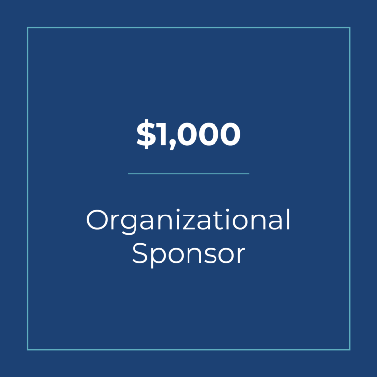 $1,000 Organizational Sponsor